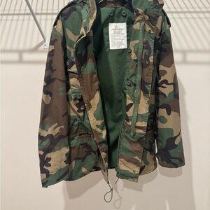 MESS in a bottle Camouflage Hooded Jacket